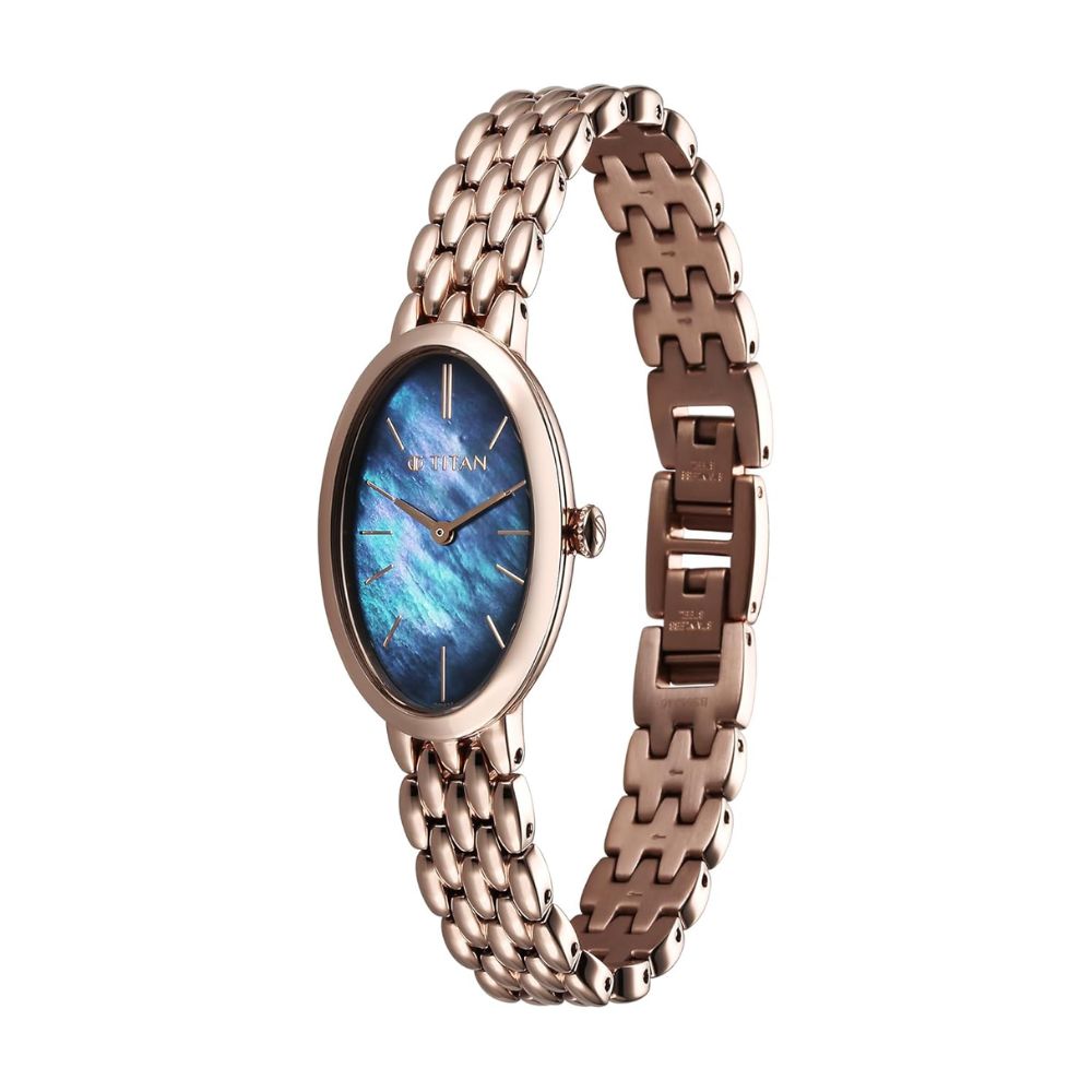Titan Aura Mother of Pearl Women's Watch 95246WM01