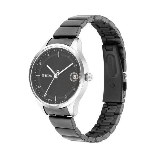 Titan Workwear Black Women's Watch 2649KM01