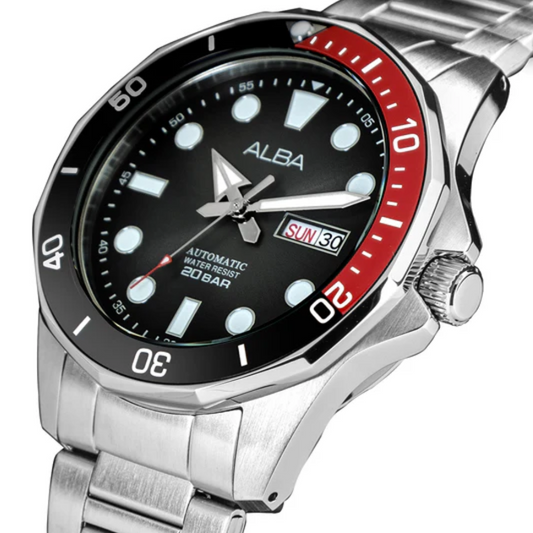 ALBA Automatic Black Dial Men's Watch AL4539X1