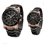 Alexandre Christie Chronograph Black Men's & Women's Watch 6141MCBFBRBA