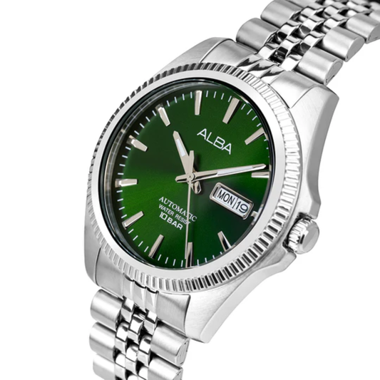 ALBA Automatic Green Dial Men's Watch AL4785X1