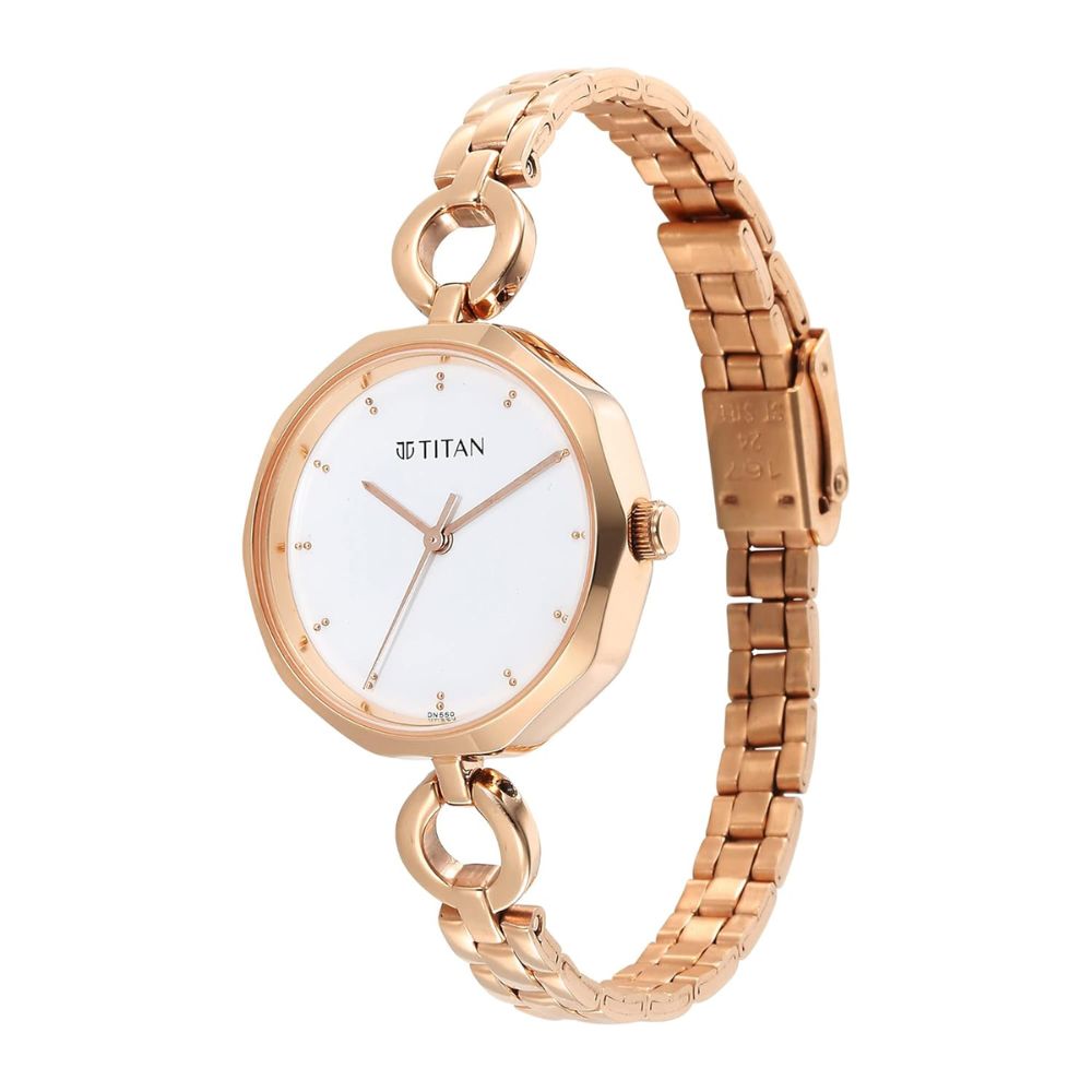 Titan Karishma Rose Gold Womens Watch 2702WM01