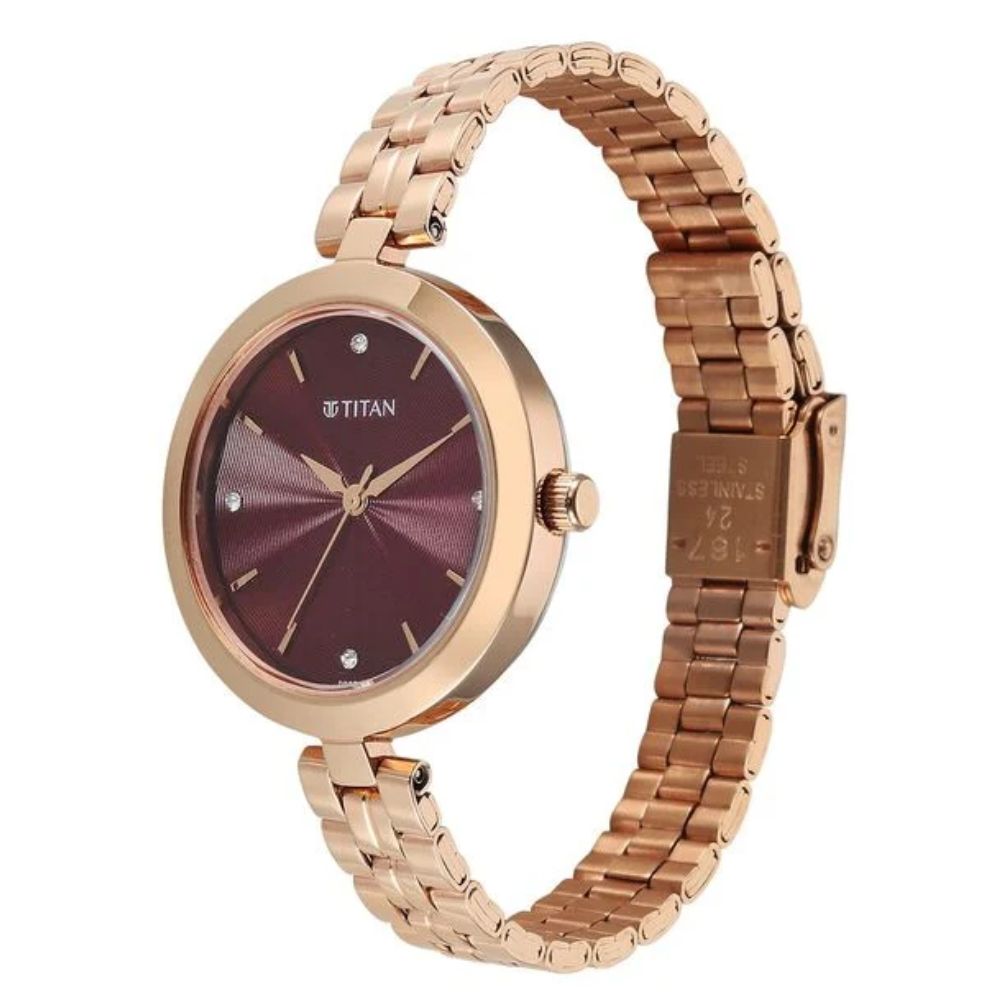 Titan Karishma Rose Gold Womens Watch 2969WM01