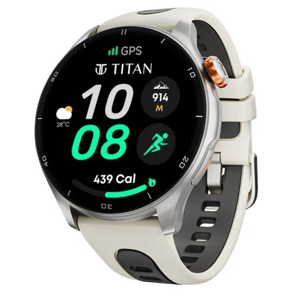Titan Celestor Moonlight Edition Advanced GPS & Barometer AMOLED Display Mens Watch 90206AP03