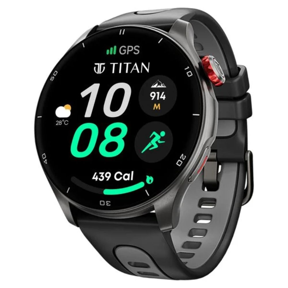 Titan Celestor Black Mens Watch 90206AP01