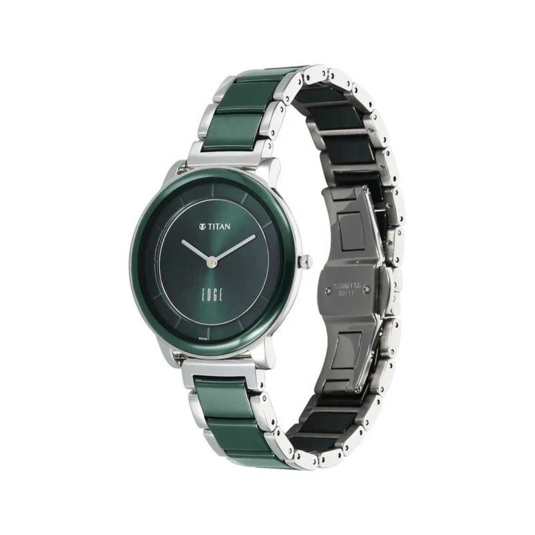 Titan Edge Melange Green Women's Watch 2777KD06