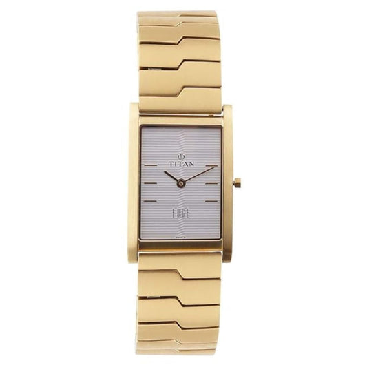 Titan Edge Champagne Mens Watch 1043YM01