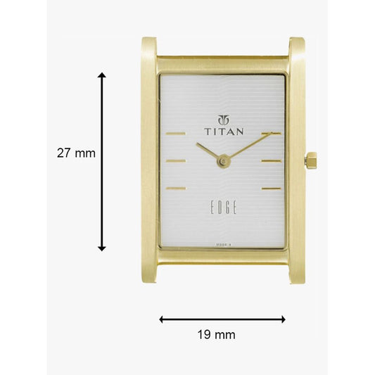 Titan Edge Champagne Mens Watch 1043YM01