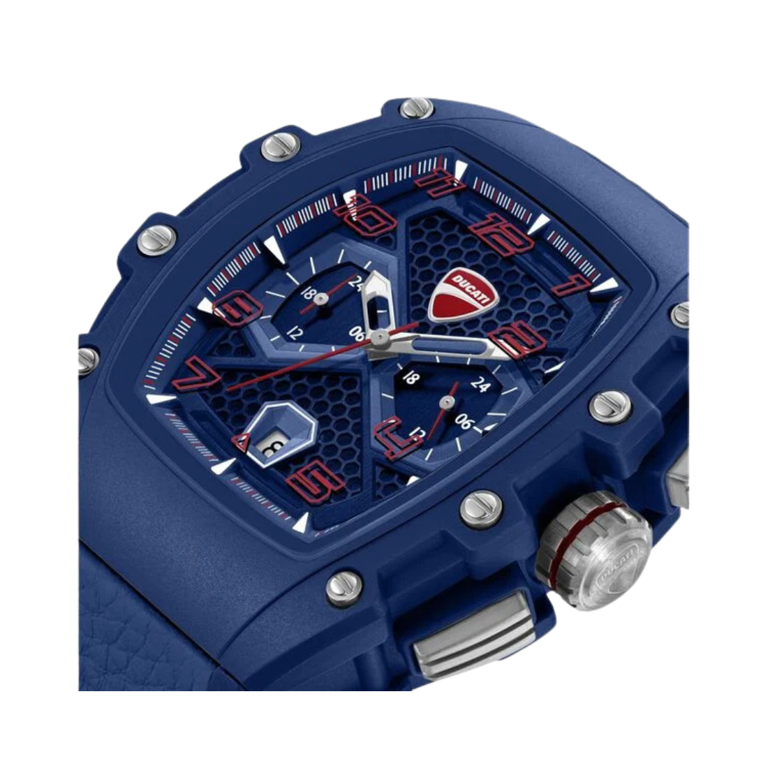 Ducati Extreme Sports Multifunction Mens Quartz Analog Blue Dial Watch DTWGC0002802W