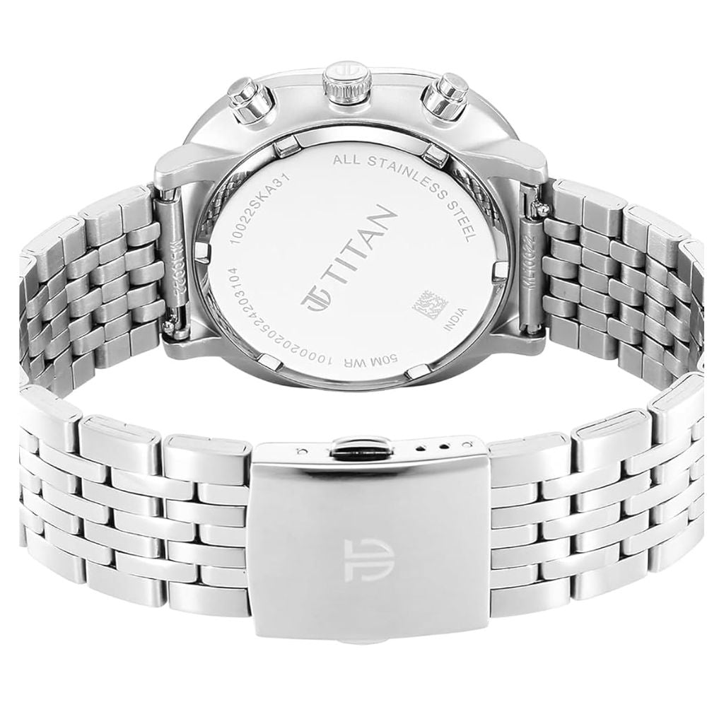 Titan Timeless Treasures Black Mens Watch 10022SM02