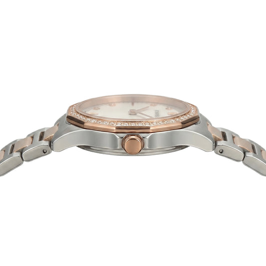 Romanson Silver Gold Men Watch RM5BF507QLJWH