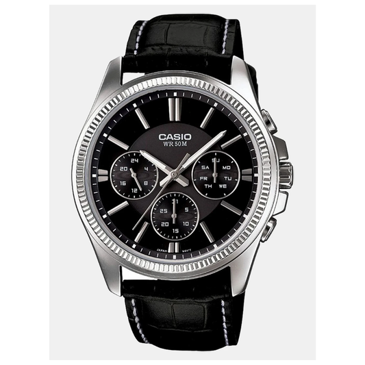 Casio Enticer Black Dial Men’s Watch – MTP-1375L-1AVDF (A838)
