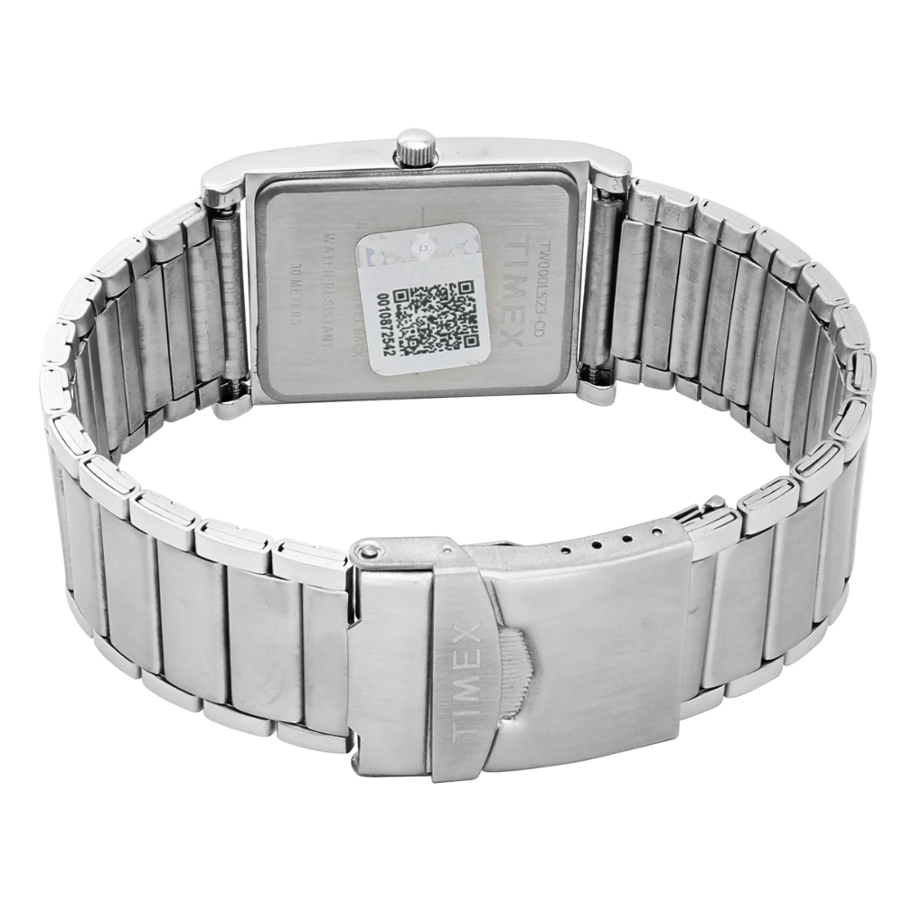 Timex Blue Rectangle Dial Men's Watch TW000L523