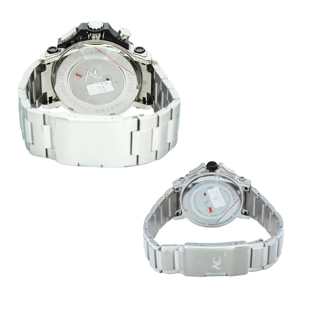 Alexandre Christie Multi-function Black Couple's Quartz Watch 9205MCBFTBBA