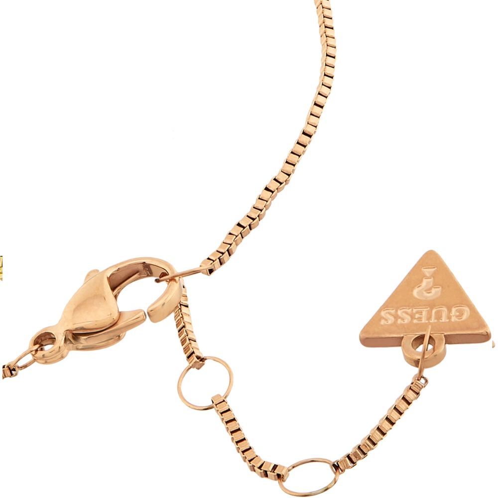 GUESS Steel Rose Gold-plated Bracelet Women's Jewellery UBB04163RGL