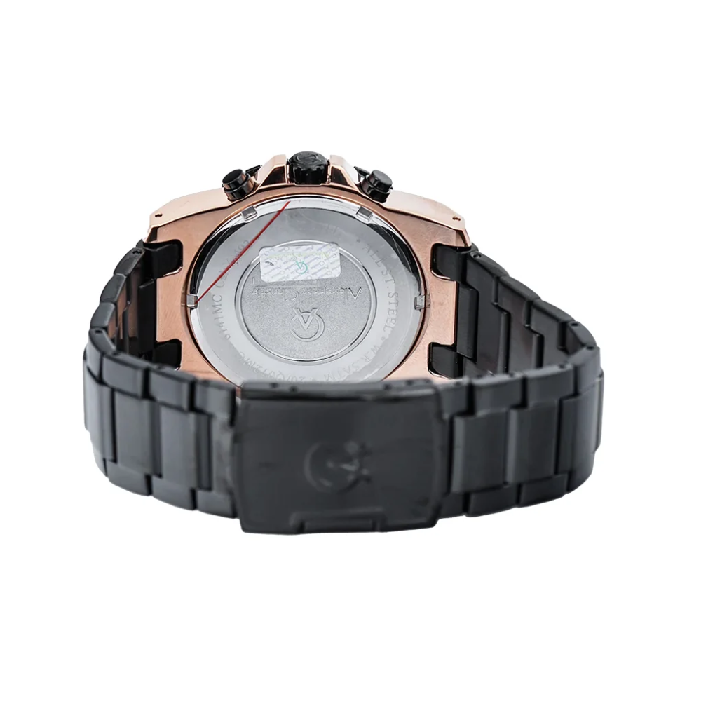 Alexandre Christie Black Men's Chronograph Watch 6141MCBCABA