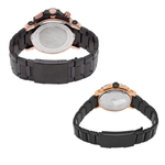 Alexandre Christie Multi-Function Black Couple's Watch 9205MCBFBRBA