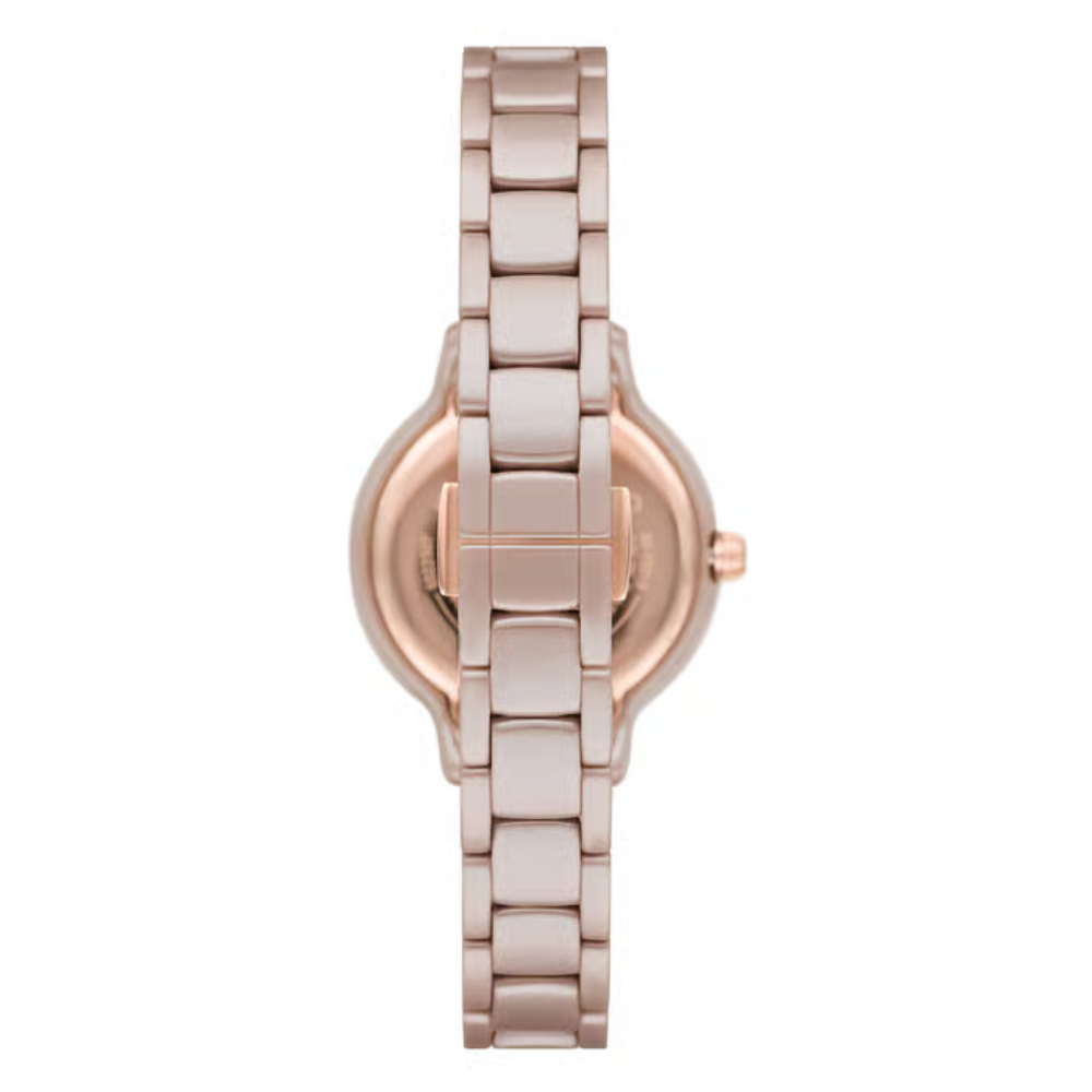 Emporio Armani Mother Of Pearl Dial Women's Analog Ceramic Watch AR70018