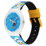 Zoop Disney Mickey Donald Interchangeable Watch Set with Blue Dial Watch for Boys Kids, 16018PP05