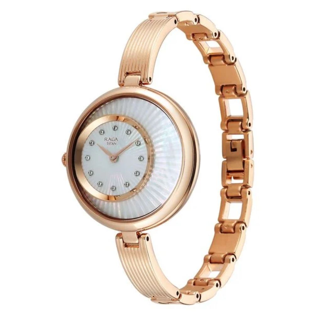 Titan Raga Rose Gold Women's Watch 95224WM02