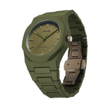 D1 Milano Polycarbon Green Dial Unisex Watch PCBJ22