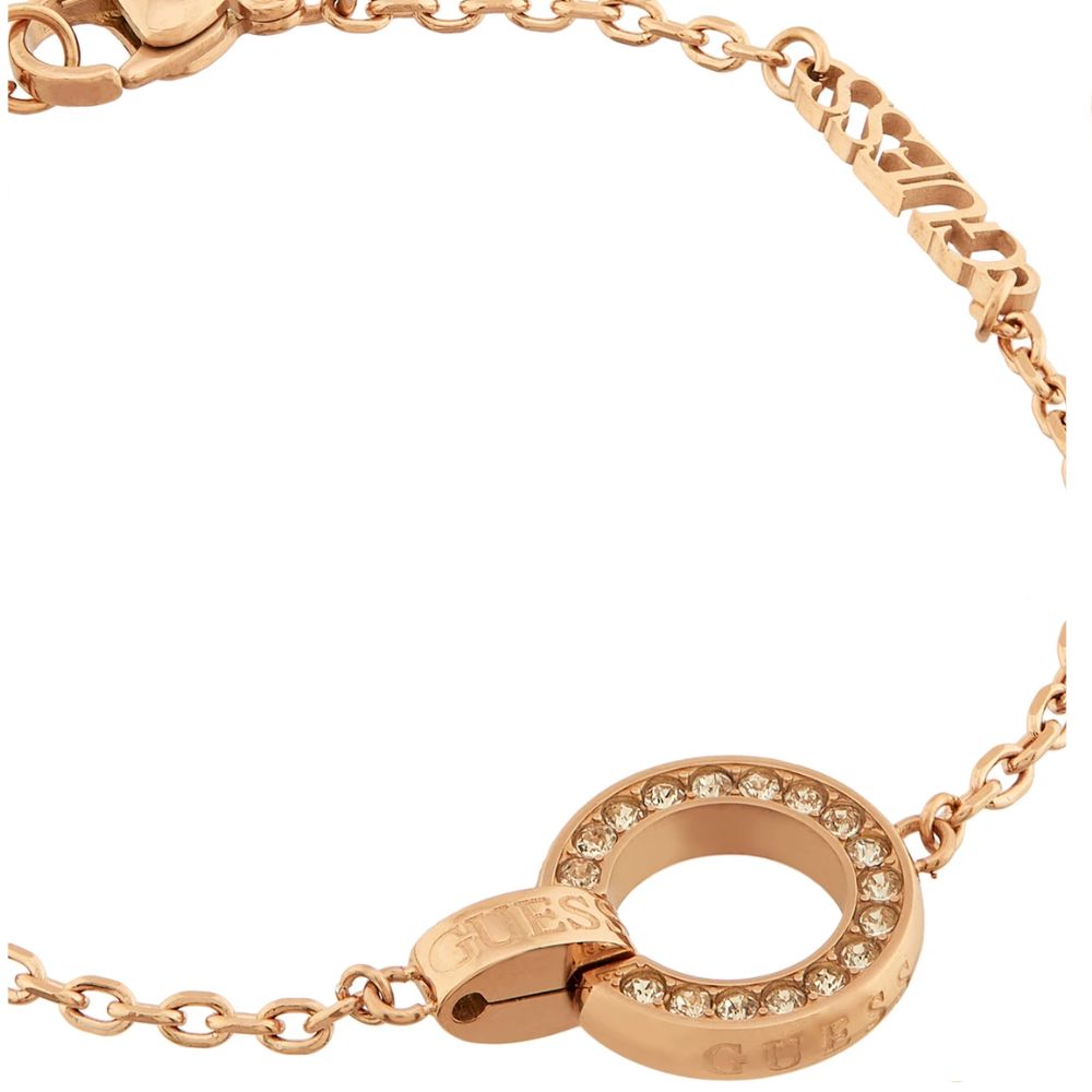 GUESS Steel Gold-plated Bracelet Women's UBB03162RGS