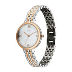 Titan Eminence White Women's Watch 95364KM01