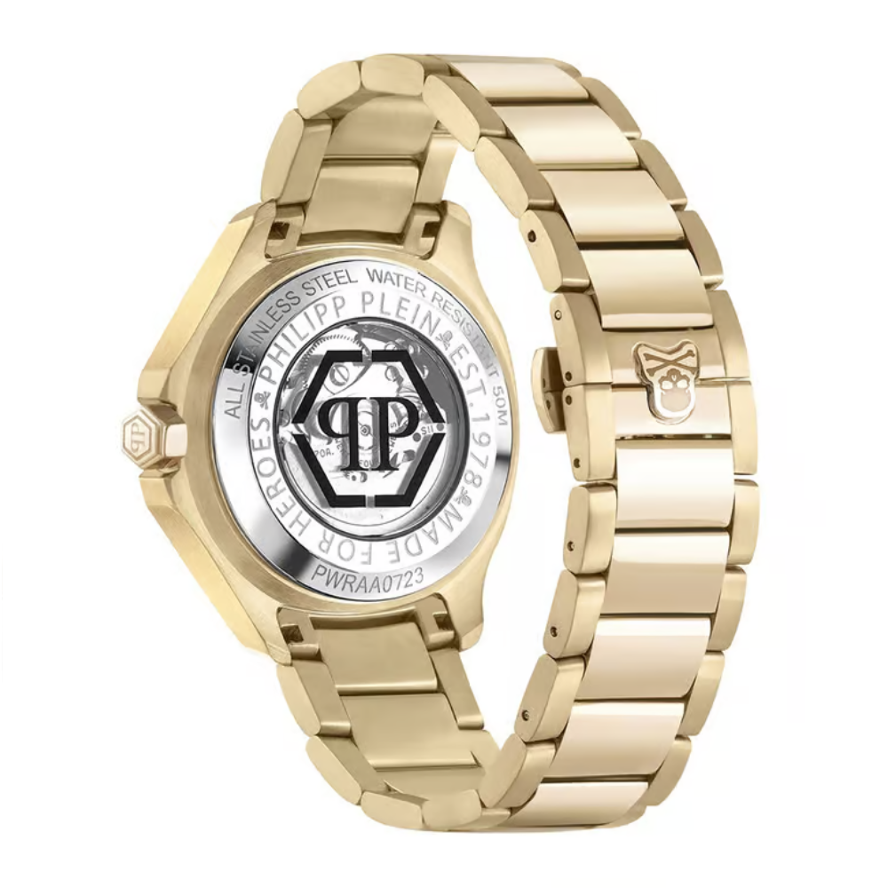 PHILIPP PLEIN Automatic Gold Men's Watch PWRAA0723