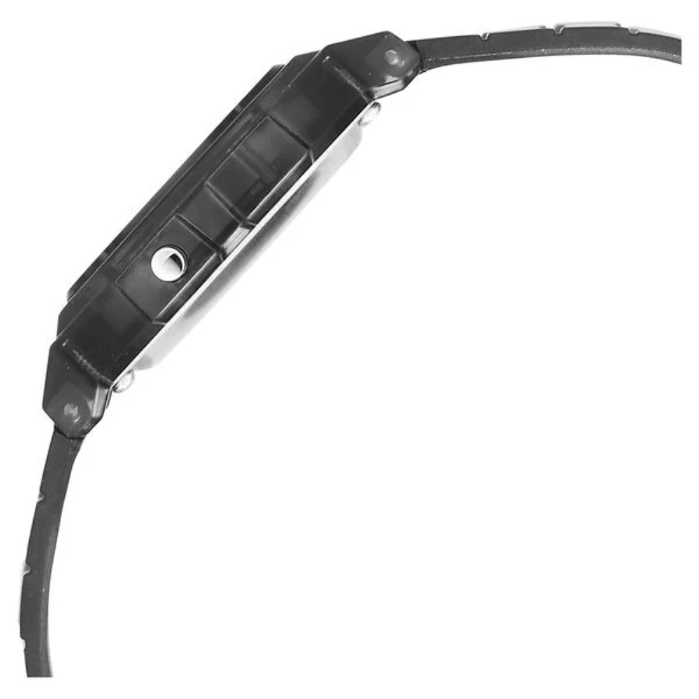 Zoop Transparent Digital Watch with Black Dial & Black Strap for Girls Kids 16049PP01