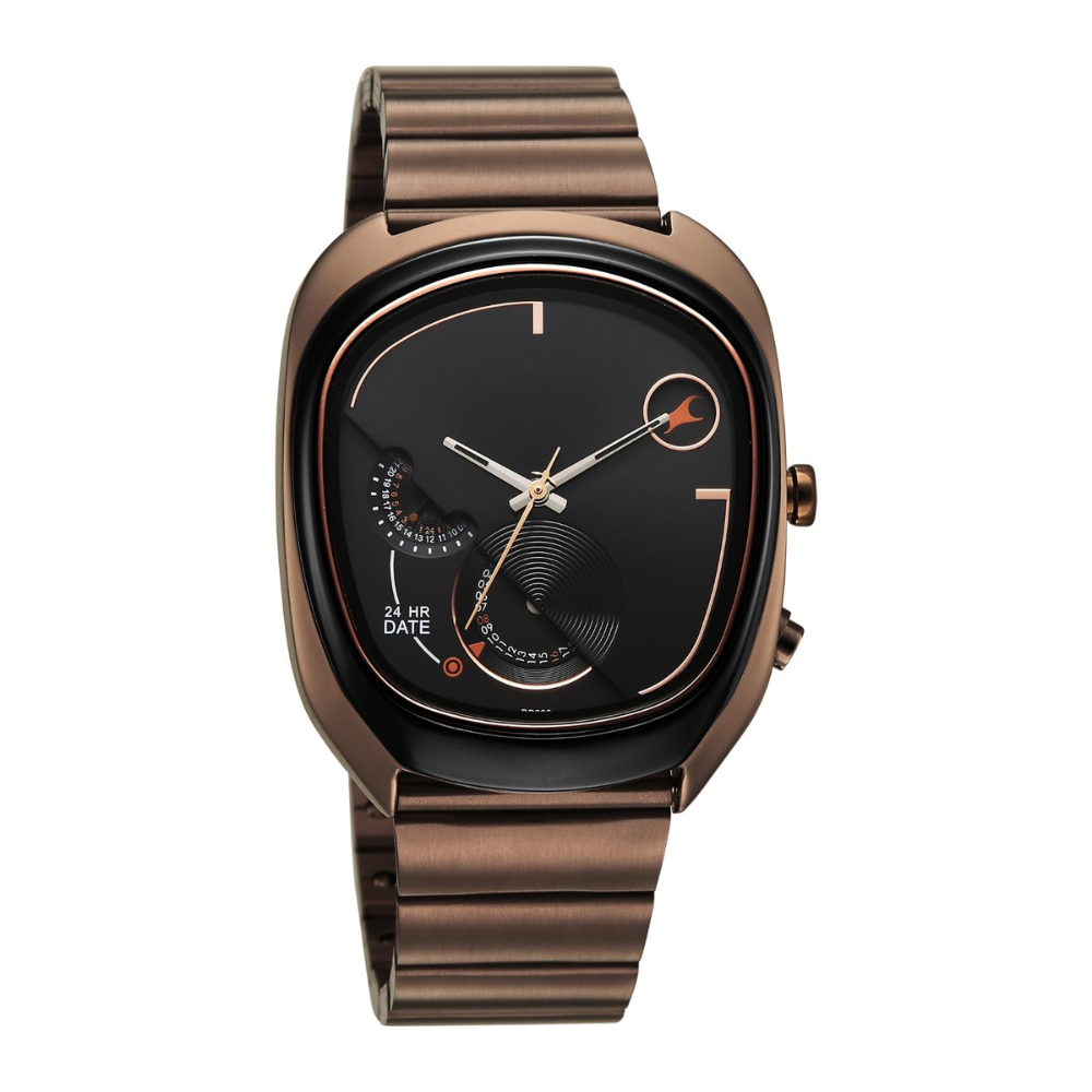 Fastrack Cosmic Tribe Black Dial Men Watch 3327KM01