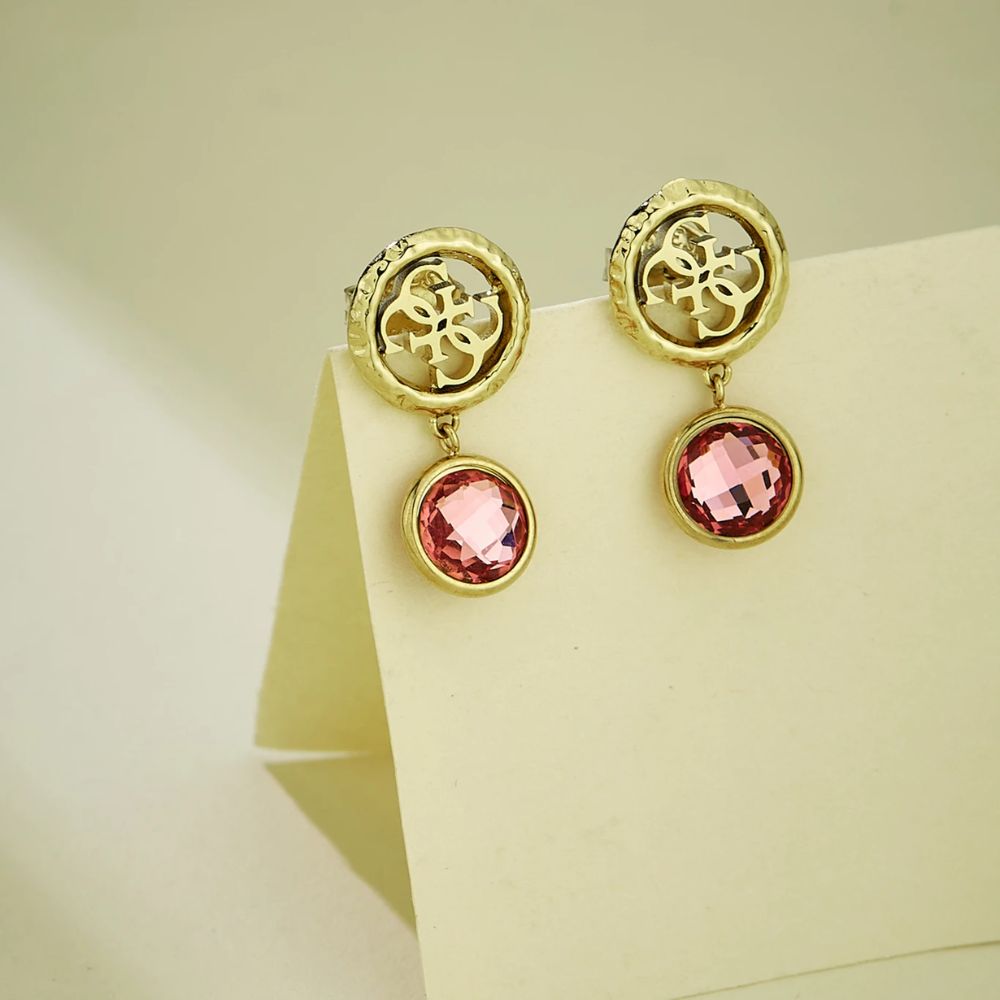 GUESS Petra Gold-Plated Women's Earrings UBE05098YGFC