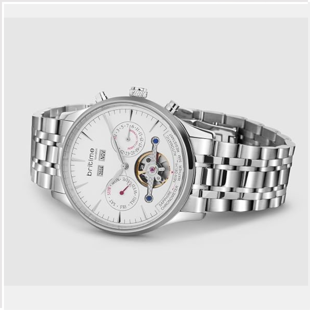 Britime Celestial Silver Men's Watch 867-M10301
