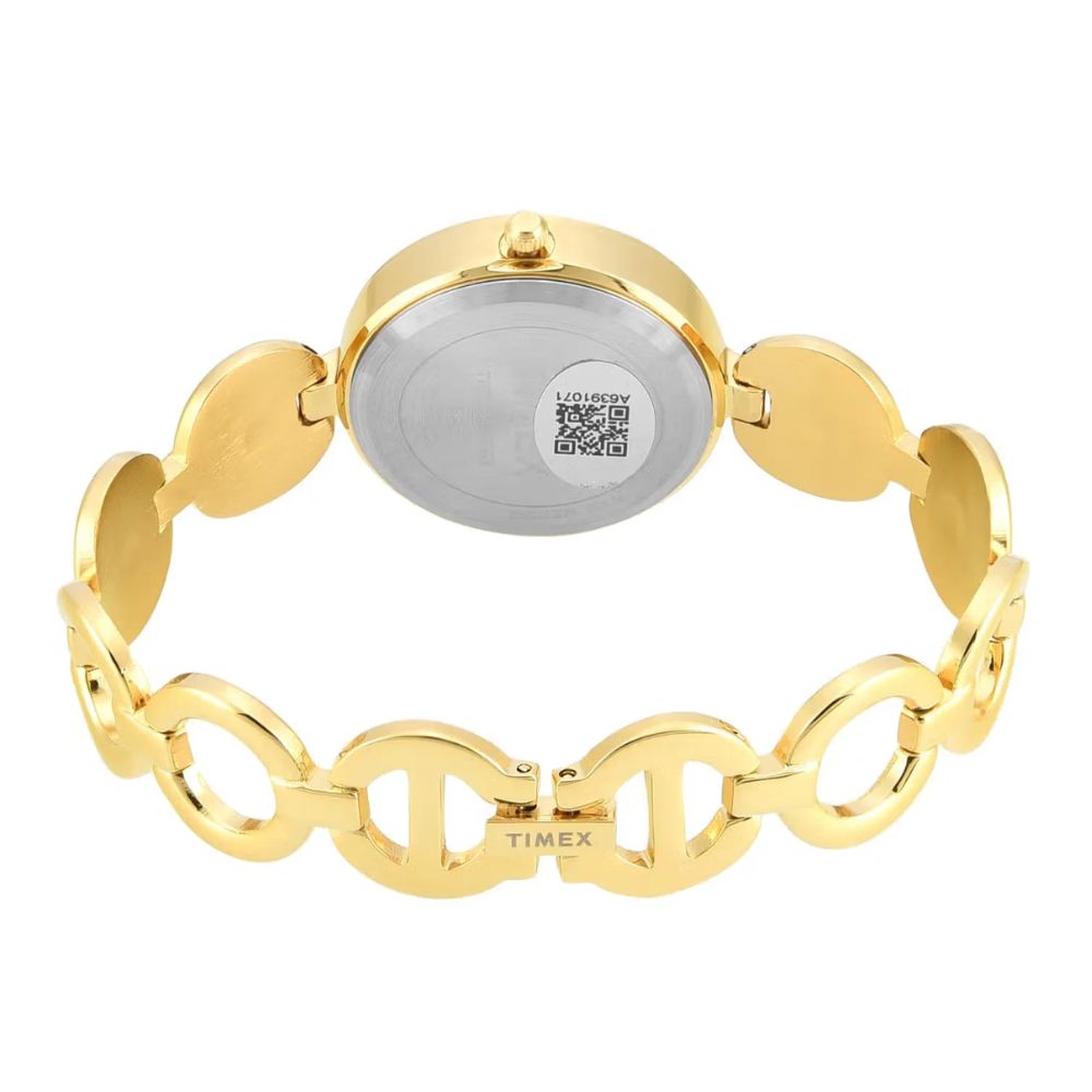 Timex Champagne Dial Analogue Brass Women's Watch - TWTL16402T