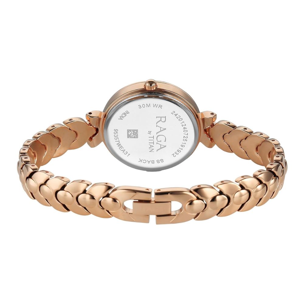 Titan Raga Showstopper 4.0 Rose Gold Women's Watch 95357WM01