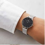 Daniel Wellington Petite Black Women’s Quartz Analog Stainless Steel Watch DW00100162K