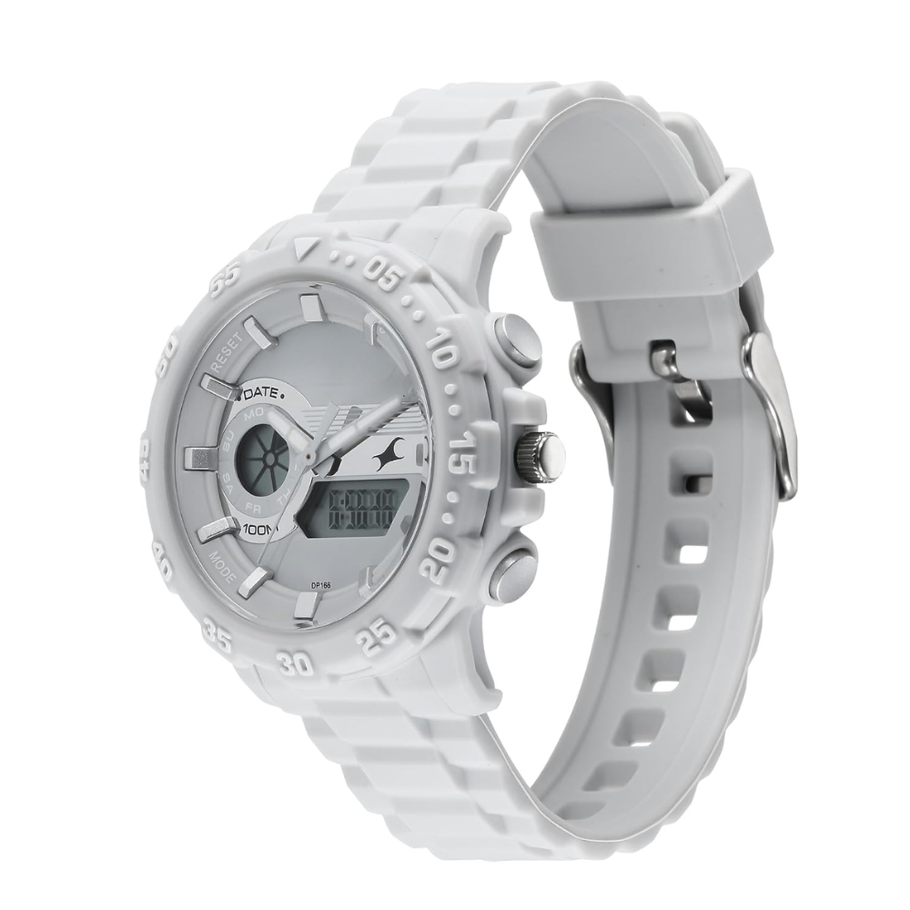 Fastrack Street Line Grey Girls Watch 68029PP02