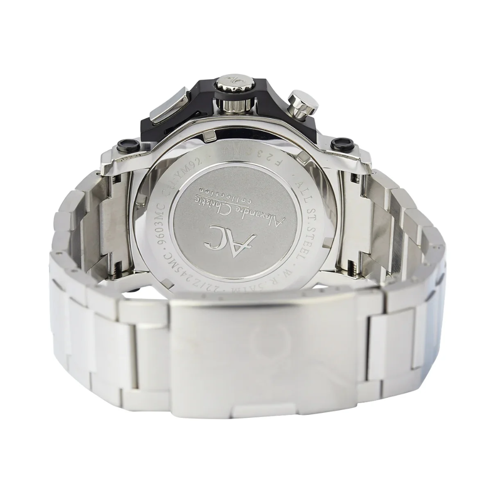 Alexandre Christie Chronograph Silver Men's Watch 9603MCBTBBA
