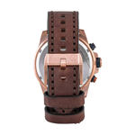 Alexandre Christie Chronograph Brown Men's Watch 6506MCLURBU