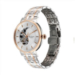 Titan Yin Yang Skeletal Automatic Analog White Dial Silver and Rose Gold Men's Watch 90222KM01