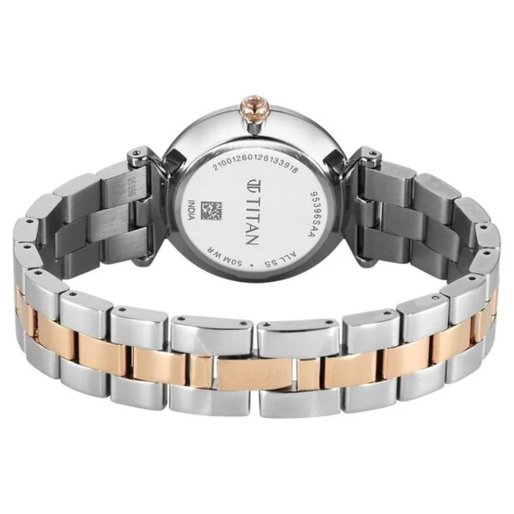 Titan Workday Edit Green Women's Watch 95396KM01