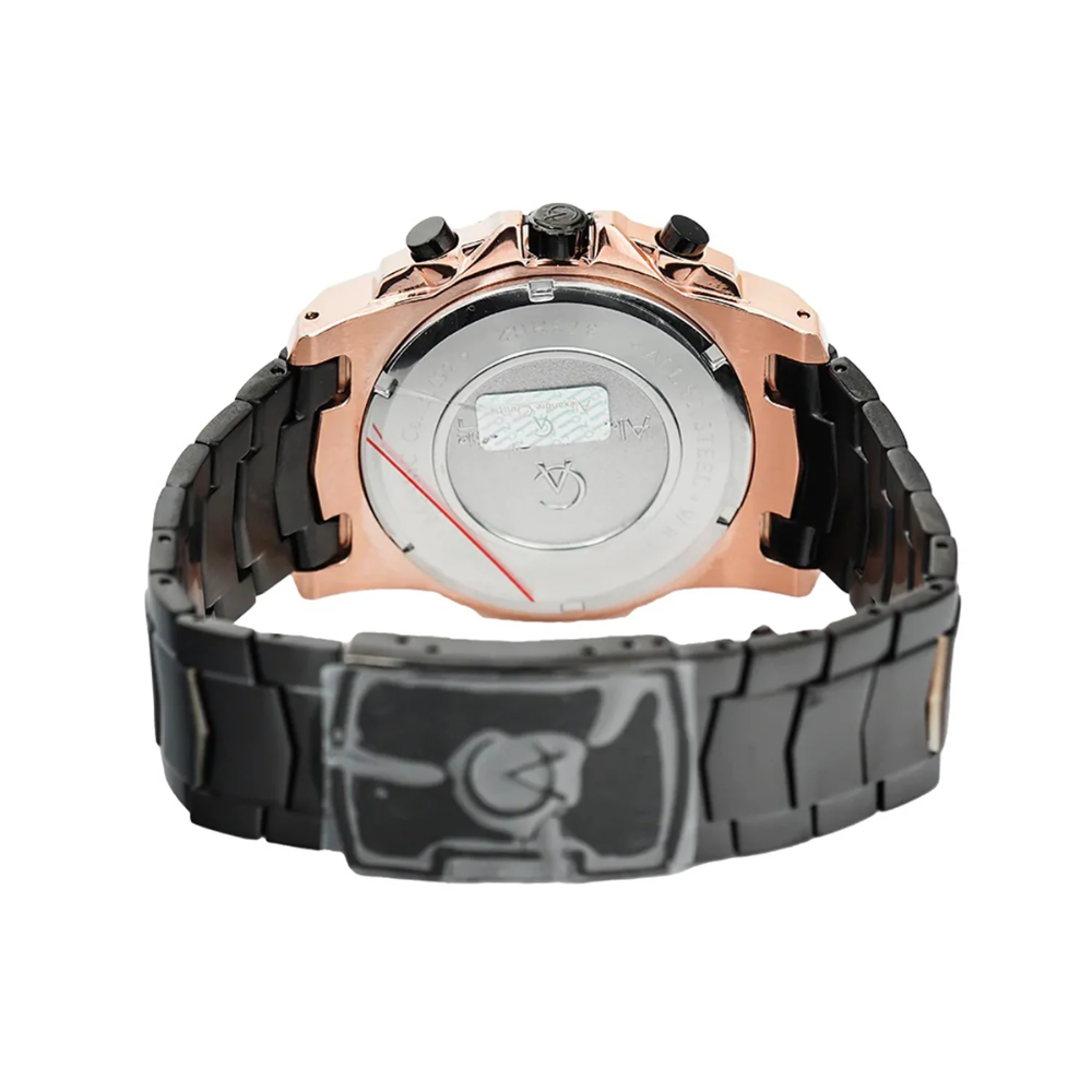 Alexandre Christie Chronograph Black Men's Watch 6455MCBBRBA