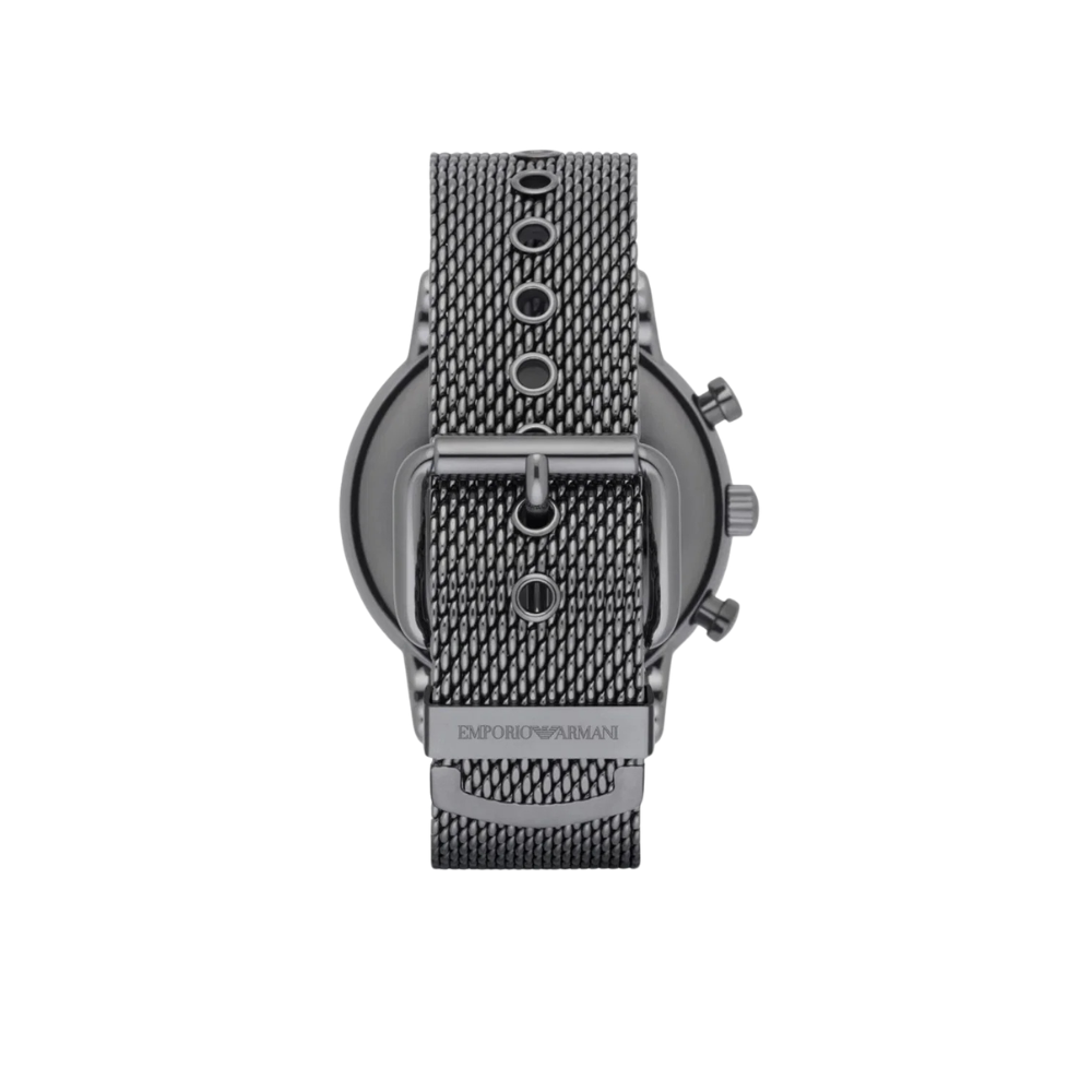 Emporio Armani Luigi Men's Quartz Blue Dial Chronograph Stainless Steel Watch AR1979