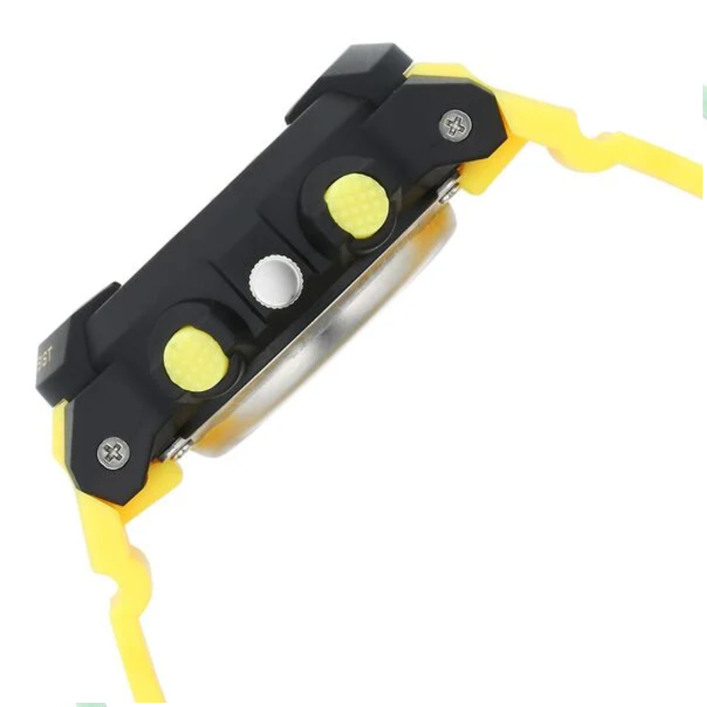 Zoop Analog Digital Watch with Black Dial & Yellow Strap for Boys Kids 26026PP06W