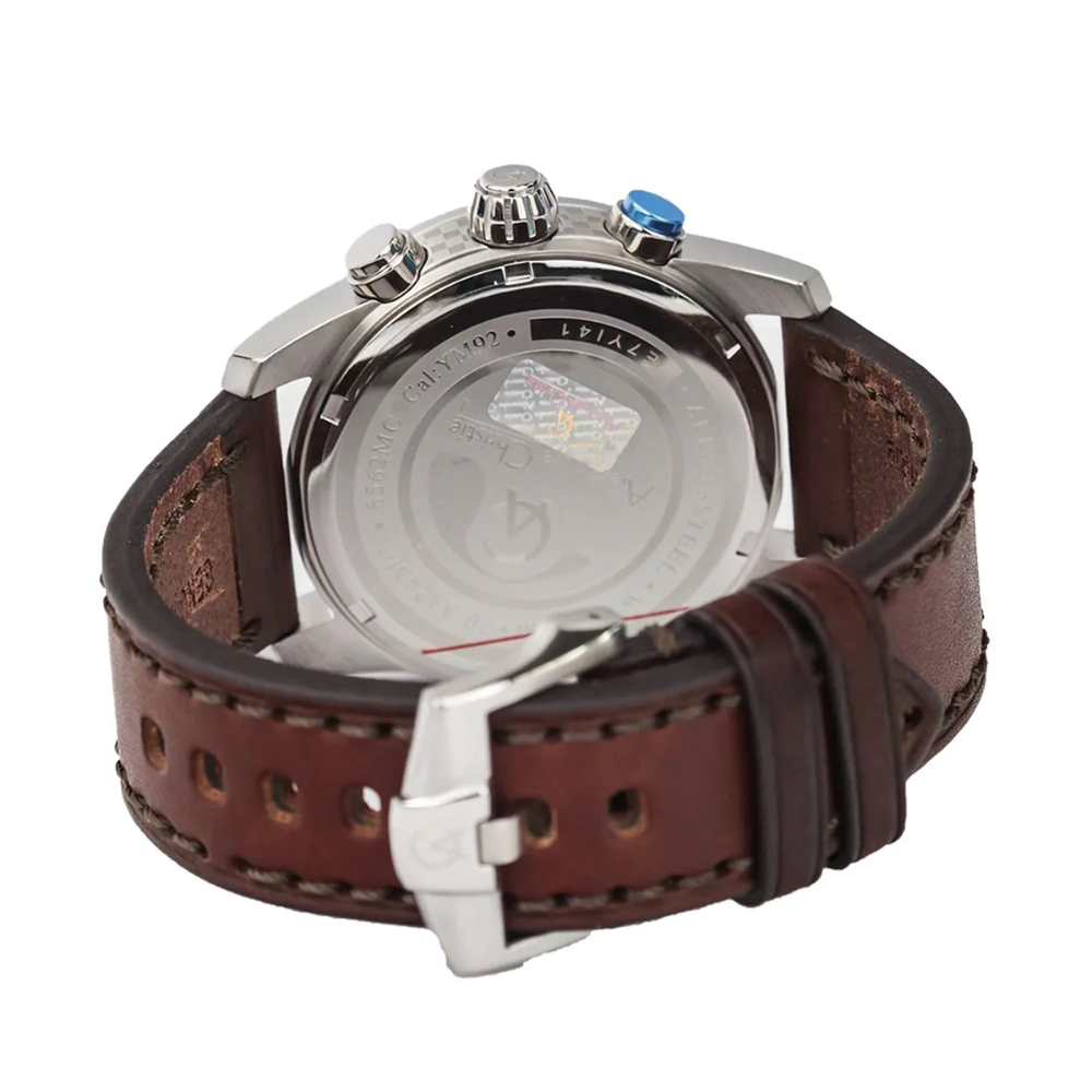 Alexandre Christie Chronograph Brown Men's Watch 6562MCLSSBABU