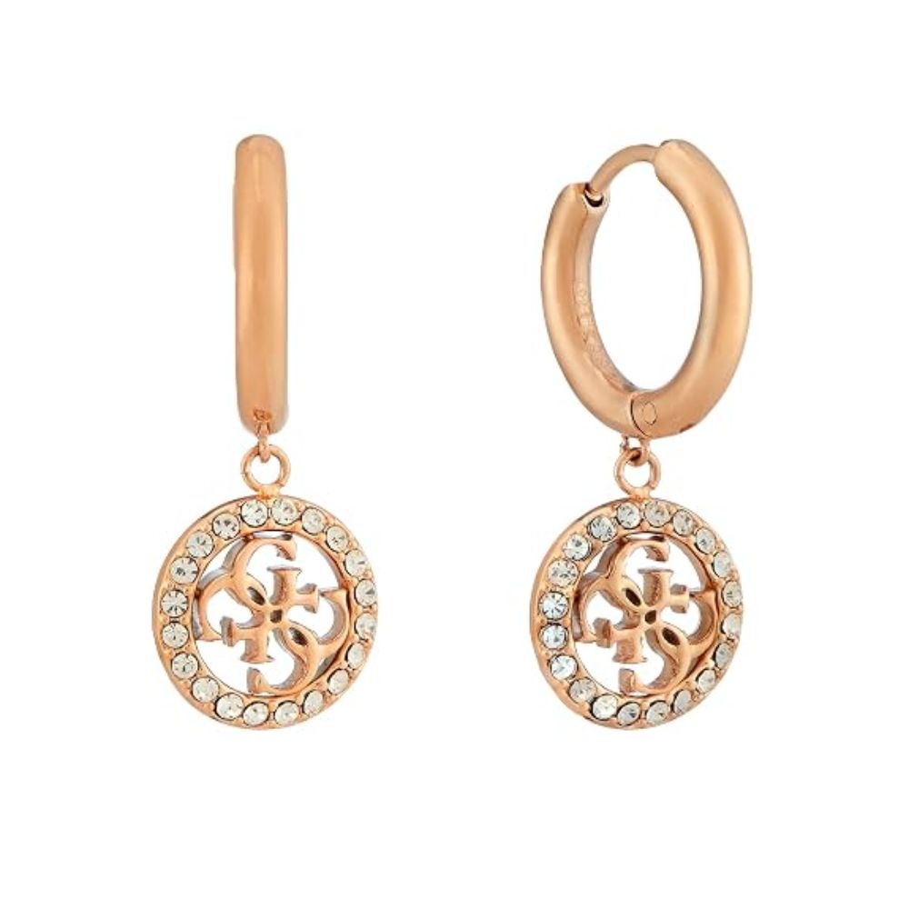 GUESS Life In 4G Gold-Plated Women's Earrings UBE02135RG