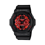 Casio Black Resin Strap Men's Watch GA-150-1A, GA-150MF-1A, GAS-100-1A | 10410441