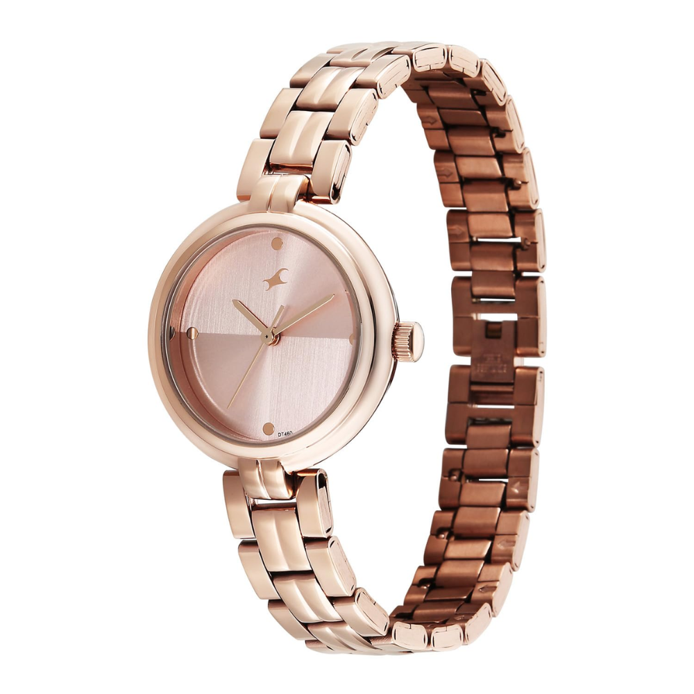 Fastrack Stunners XI Pink Dial Analogue Women's Watch 68063WM03