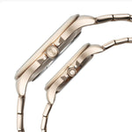 Titan Modern Bandhan Silver Pair Watch 9401194211WM01