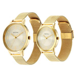 Titan Analog Gold Couple Watch 18062648YM01