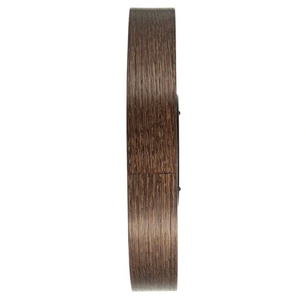 Titan Glass-Wood Fusion Brown Dial Wall Clock W0089WA01